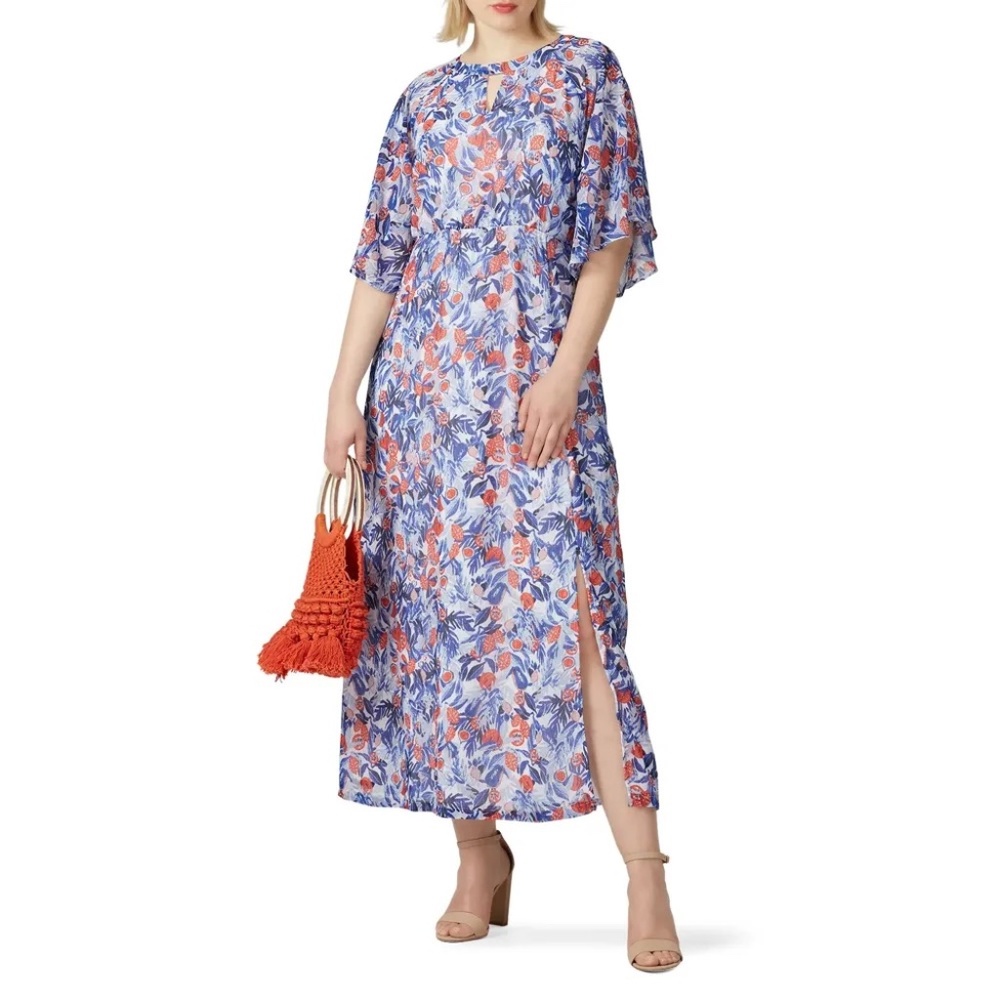 RTR Junarose Printed Keyhole Maxi - size 16